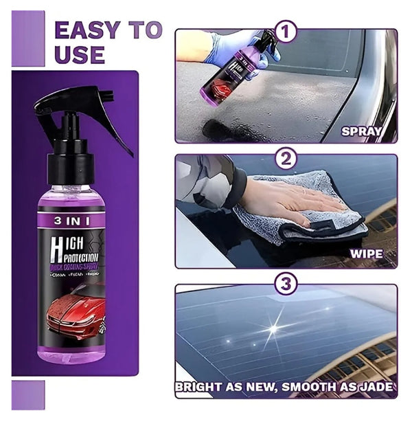 All-in-One Car Polish & Headlight Cleaner Spray
