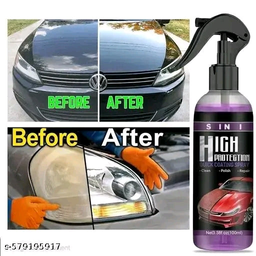 All-in-One Car Polish & Headlight Cleaner Spray